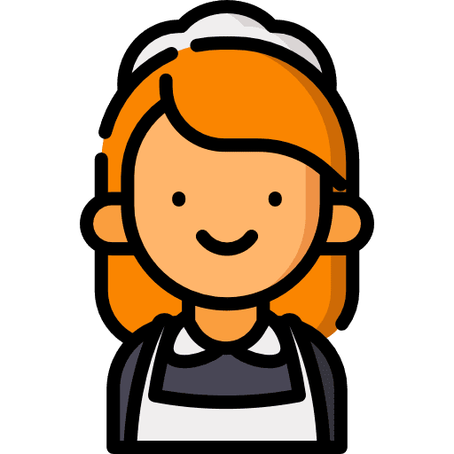 Maid job people woman icon