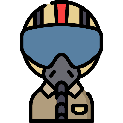 Military army soldiers goggles icon