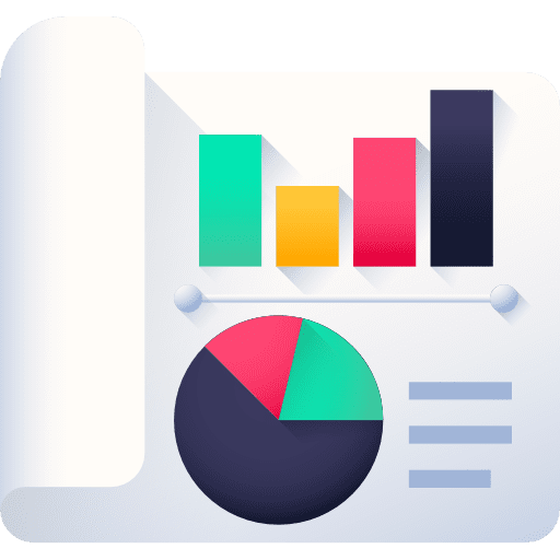 Analytics verification file analytics icon