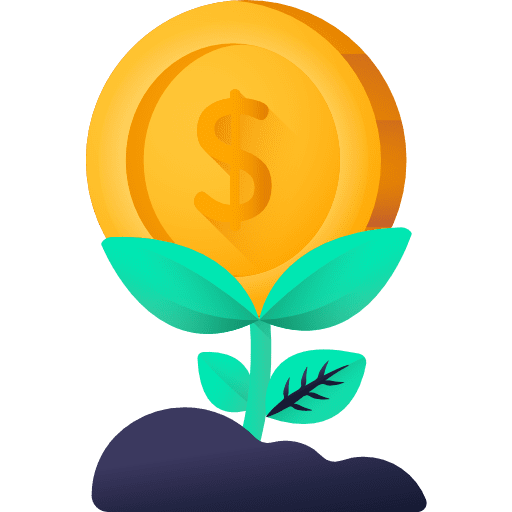 Growth business and finance bank business icon Growth business and finance bank business icon