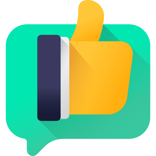 Feedback commerce and shopping marketing communications icon Feedback commerce and shopping marketing communications icon