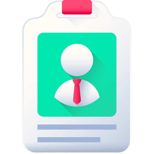 Id card ui pass business icon Id card ui pass business icon