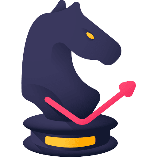 Strategy marketing horse sports icon Strategy marketing horse sports icon