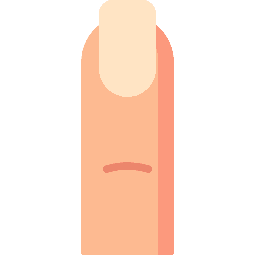Finger human parts hand icon