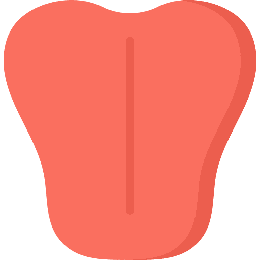 Tongue body healthcare and medical anatomy icon Tongue body healthcare and medical anatomy icon