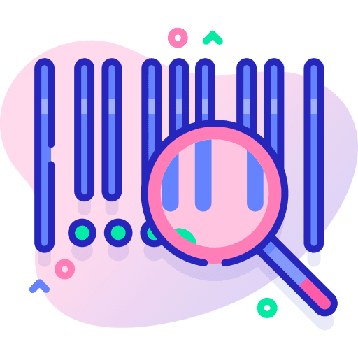 Barcode commercial security shipping and delivery icon