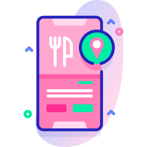 Food delivery restaurant mobile app app icon