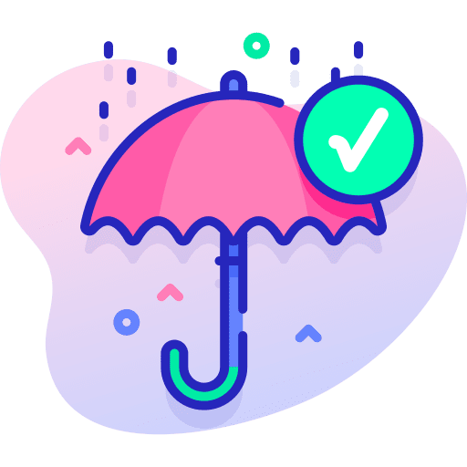 Keep dry package box protect icon