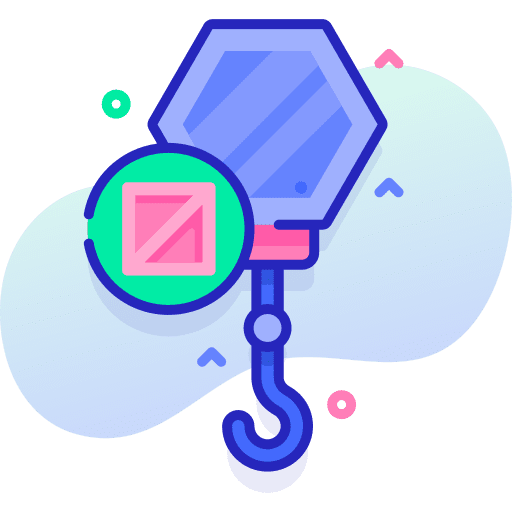 Hook box delivery hook icon