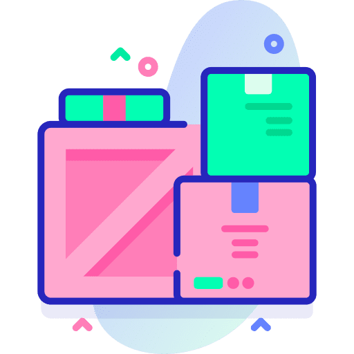 Packages package delivery business icon