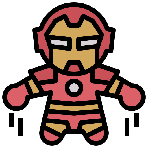 Superhero heroe comic man icon