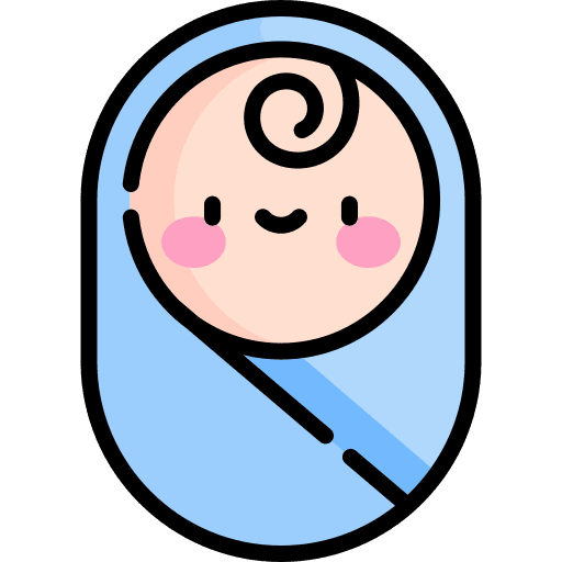 Baby newborn people kid and baby icon