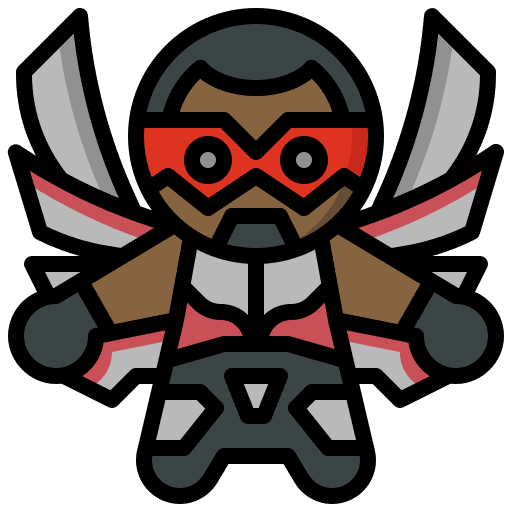 Superhero fictional character man superhero icon Superhero fictional character man superhero icon