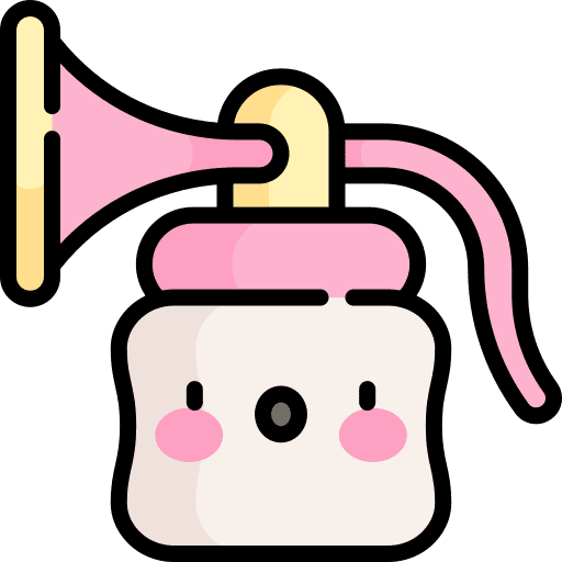 Breast pump maternity milk motherhood icon