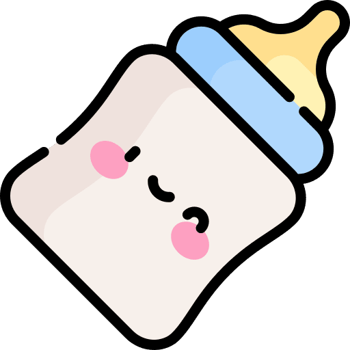 Milk bottle feeding bottle baby bottle kid and baby icon