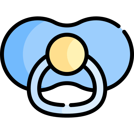 Pacifier motherhood babies children icon