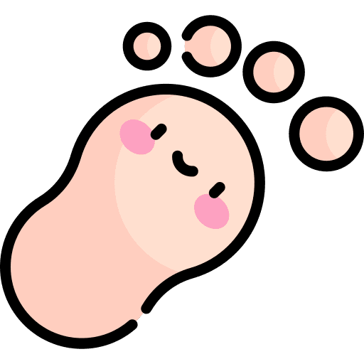 Footprints footprint baby barefoot icon Footprints footprint baby barefoot icon