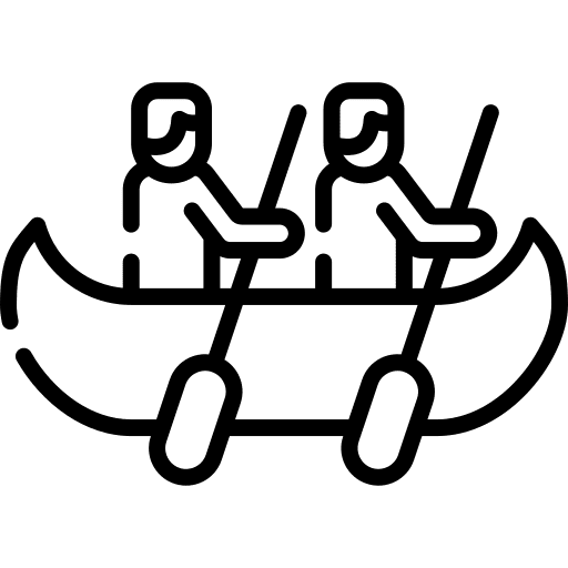 Boat people team rowing icon Boat people team rowing icon