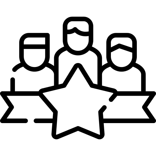 Rating user leader leadership icon Rating user leader leadership icon