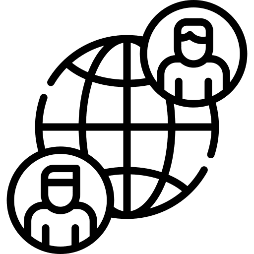 Remote remote global business and finance icon Remote remote global business and finance icon