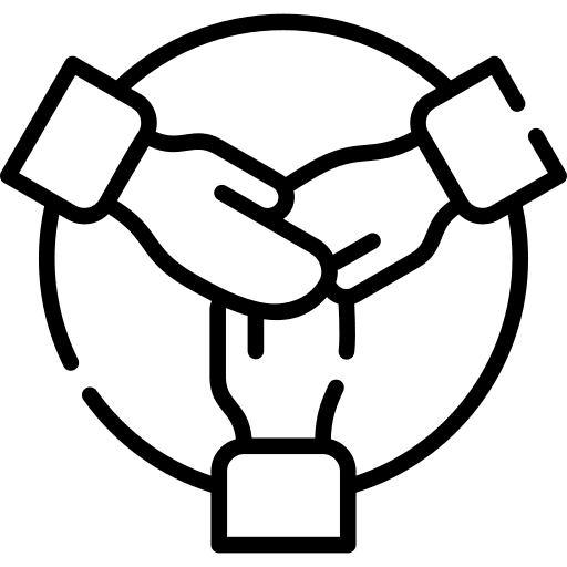 Team involved trust group icon Team involved trust group icon