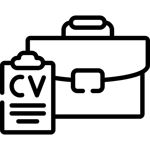 Curriculum vitae employee work business icon Curriculum vitae employee work business icon