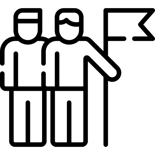 Flag people independent networking icon Flag people independent networking icon