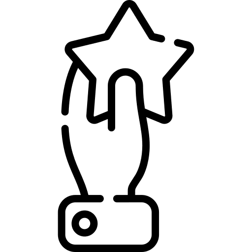 Rating social media selection interface icon Rating social media selection interface icon