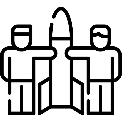 Startup project business and finance rocket icon Startup project business and finance rocket icon