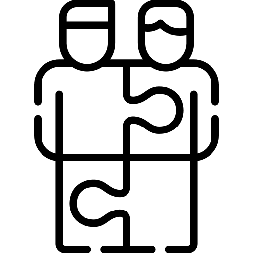 Teamwork people collaboration user icon Teamwork people collaboration user icon