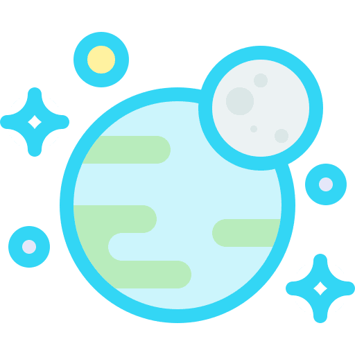 Earth world nature space icon