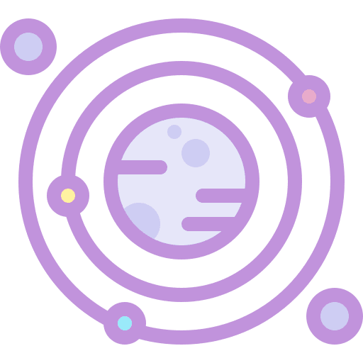 Galaxy space galaxy solar system icon