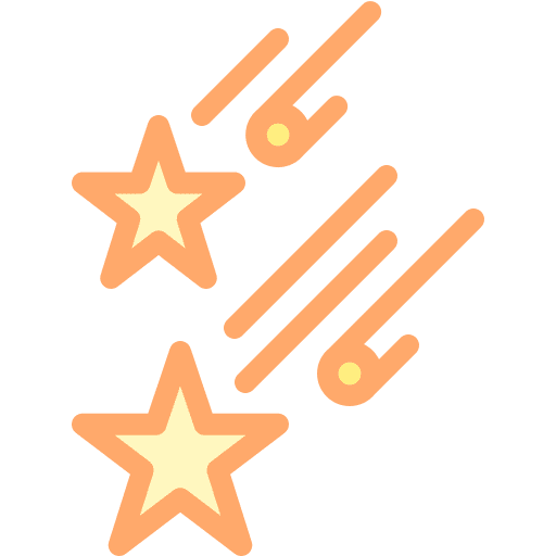 Stars shapes favorite signs icon