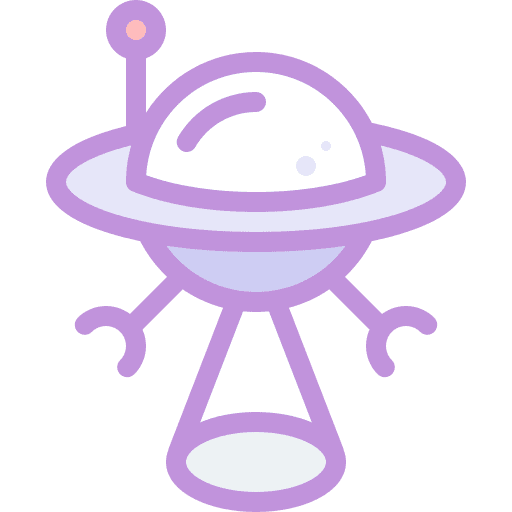 Ufo ufo toy transportation icon