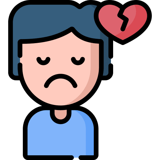 Broken heart broken relationship love and romance icon