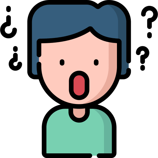 Confusion interrogation mark question confused icon