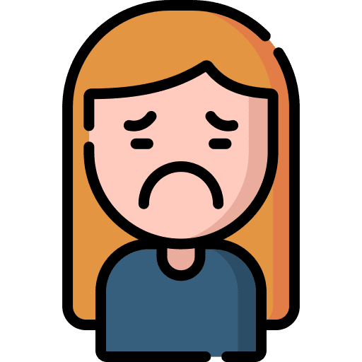 Lonely sad avatar feelings icon