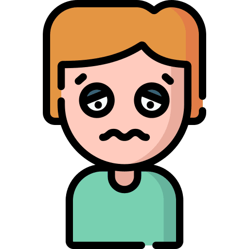 Depressed sad gestures depression icon