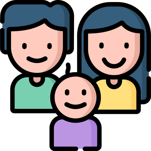 Family person couple people icon