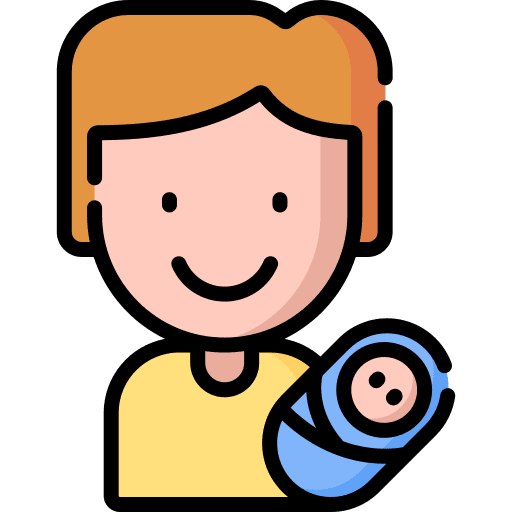 Fatherhood father newborn avatar icon