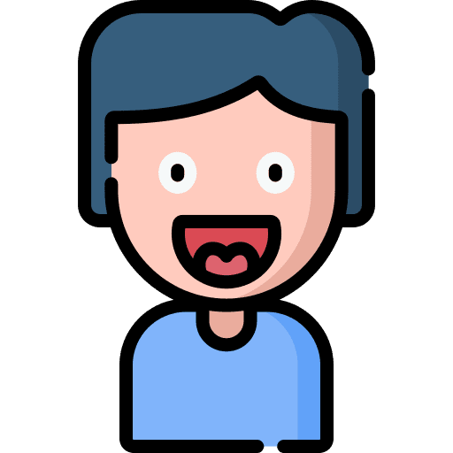 Happy smiling people happy icon