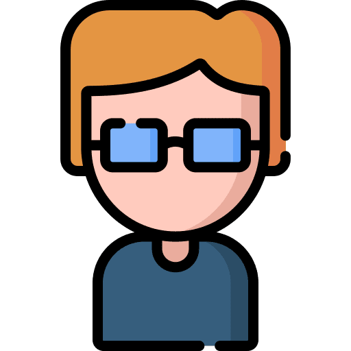 Smug avatar man people icon