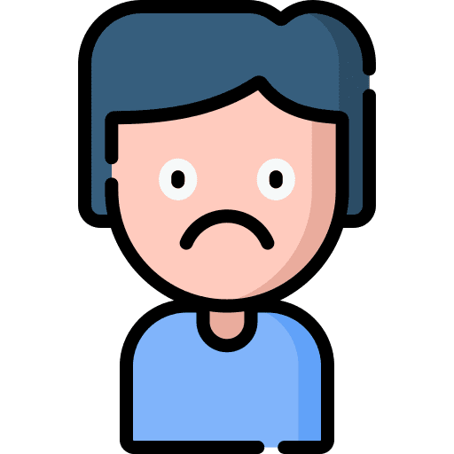 Sadness feelings sad avatar icon