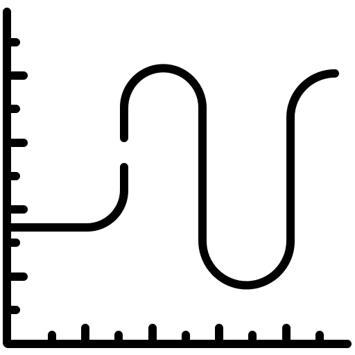 Graph line graph graphics business icon Graph line graph graphics business icon