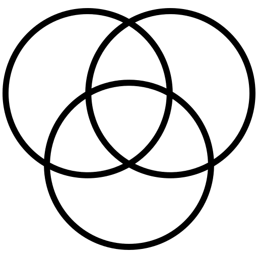 Venn diagram analytics venn diagram business and finance icon Venn diagram analytics venn diagram business and finance icon