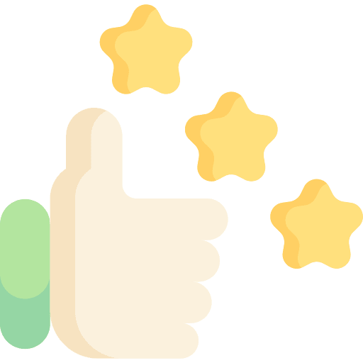 Feedback rating finger marketing icon Feedback rating finger marketing icon