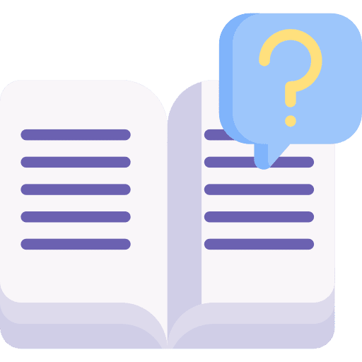 Book info question mark education icon Book info question mark education icon