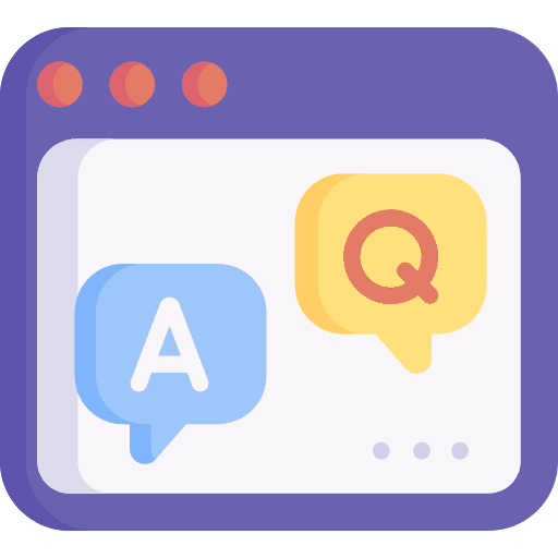 Faq conversation talk answer icon Faq conversation talk answer icon