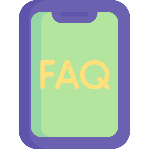 Faq smartphone communications answer icon Faq smartphone communications answer icon