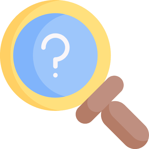 Search magnifying glass inquiry support icon Search magnifying glass inquiry support icon